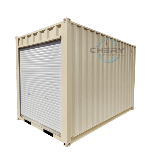 12' Small Cubic Shipping Container, Rollup Door - Image 3
