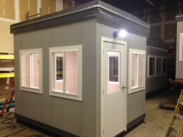 8×12 Guard Booth – Portable Security Cabin with Insulation