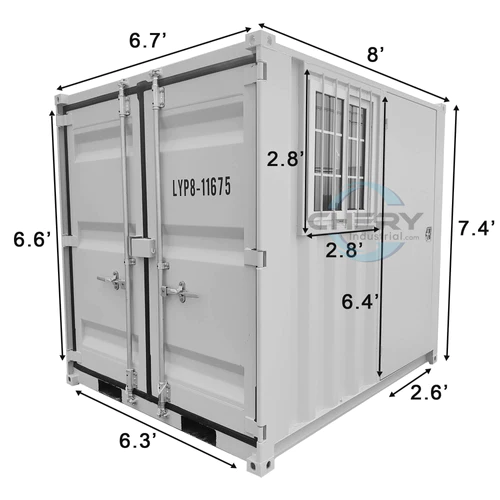 8ft Small Cubic Shipping Container - Image 12