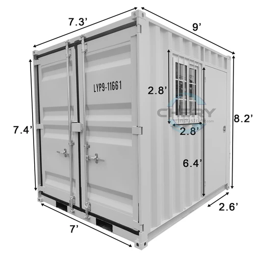 9ft Small Cubic Shipping Container - Image 4