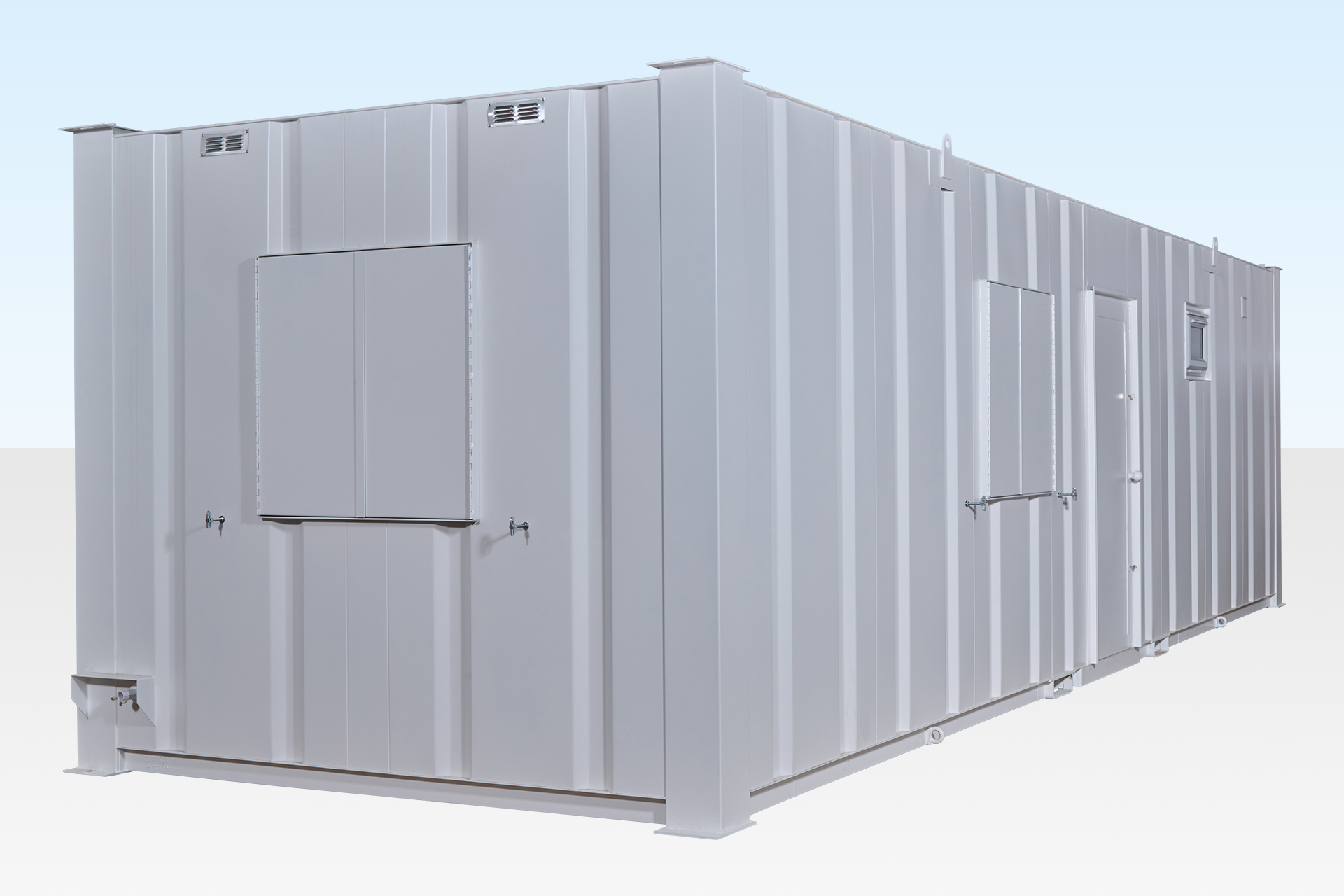 32ft x 10ft Steel Anti-Vandal Canteen/2+1 Toilet - Image 4