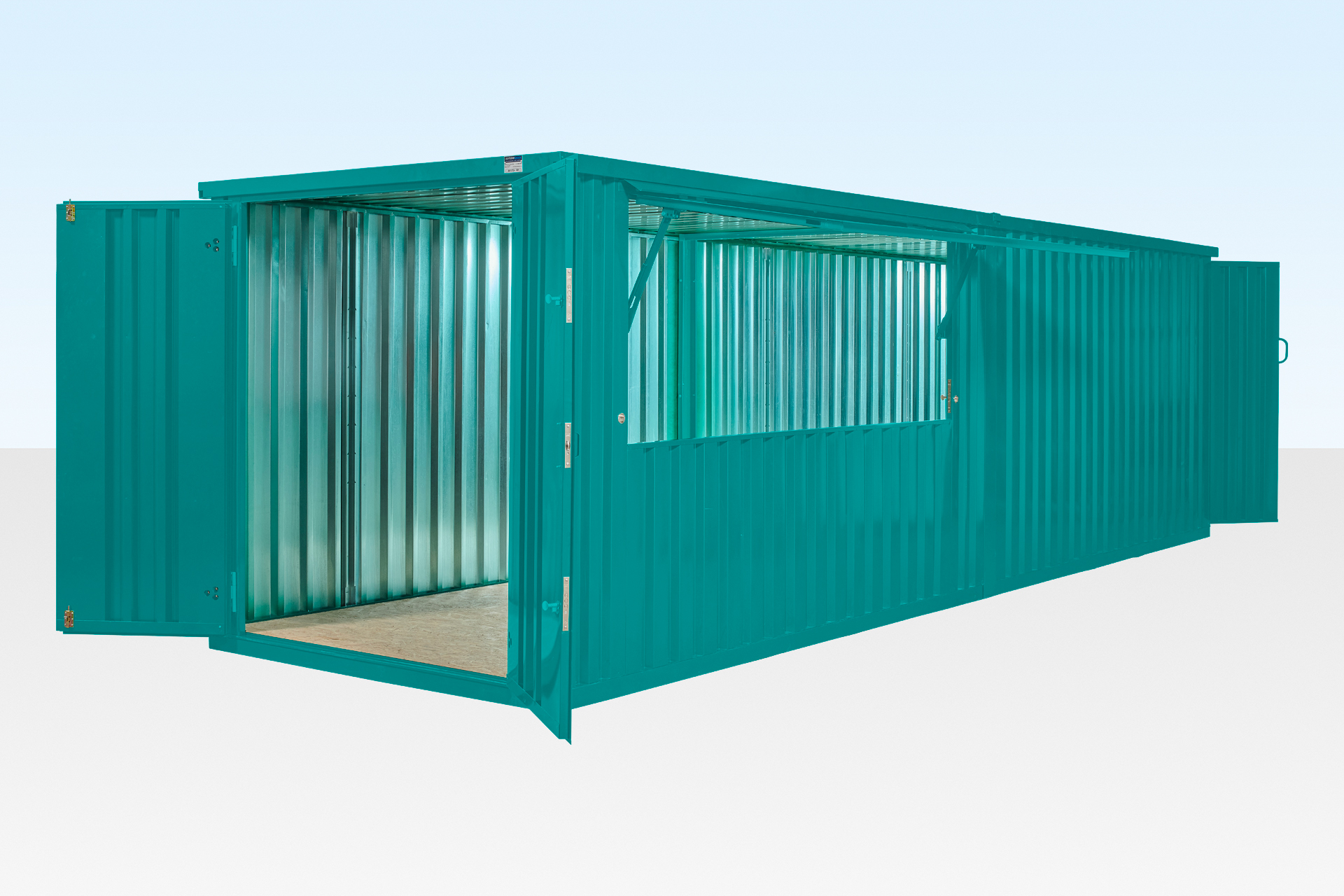 4m XL Flat Pack Kiosk & End Linked Store Bundle (Custom Colour) - Image 3