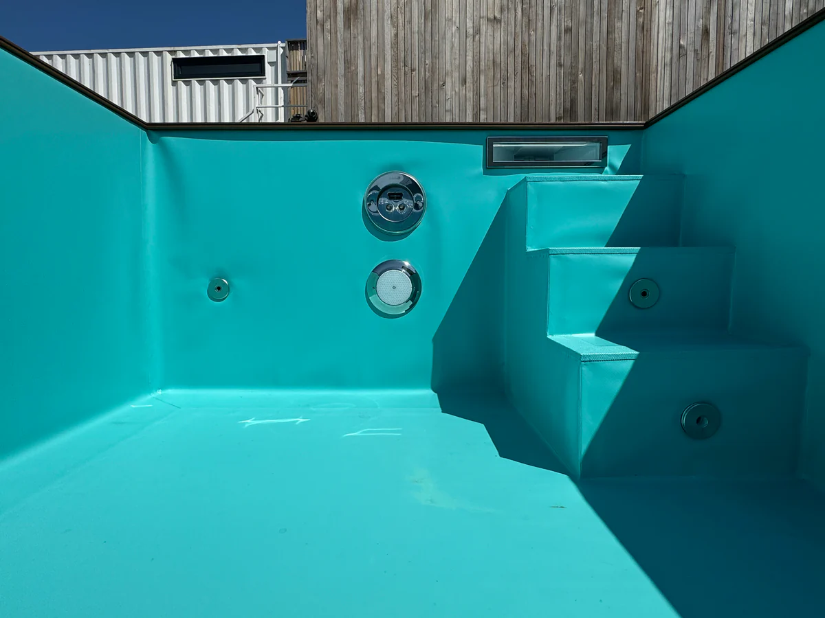 20ft / 6M | Container Swimming Pool | Portable Swimming Pool | Outdoor Pool | Caribbean Blue - Image 9