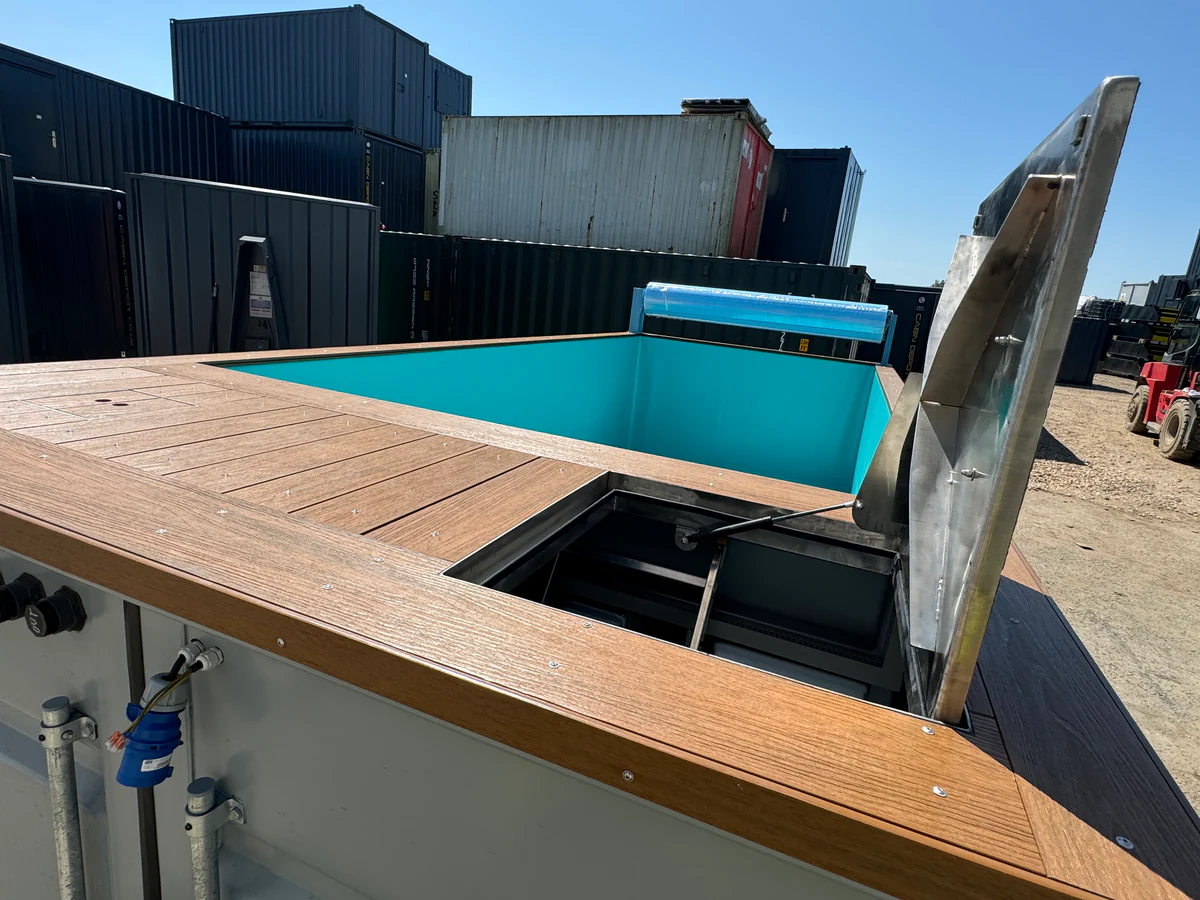 20ft / 6M | Container Swimming Pool | Portable Swimming Pool | Outdoor Pool | Caribbean Blue