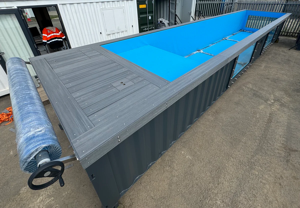 40ft/12M | Container Swimming Pool | Portable Swimming Pool | Outdoor Pool | Shipping Container Pool - Image 8