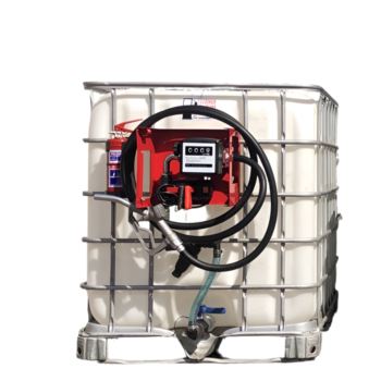 1000L 12V 40l/min Diesel bowser with fire extinguisher and filter