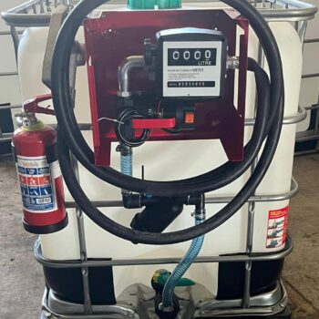 600L 12V 40l/min Diesel bowser with fire extinguisher and filter