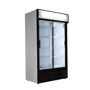 Beverage Cooler with glass sliding doors for Sale.