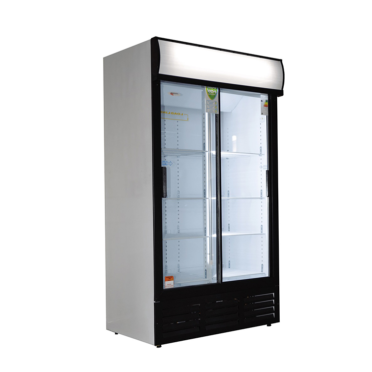 Beverage Cooler with glass sliding doors for Sale.