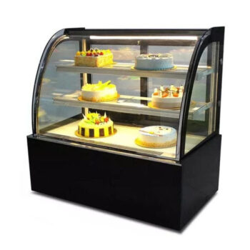 Countertop* Cake Display Fridge Curved 1.2m