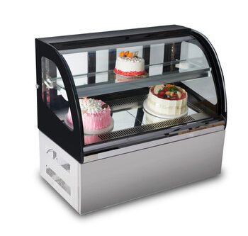 Countertop Cake Display Fridge Curved 900mm