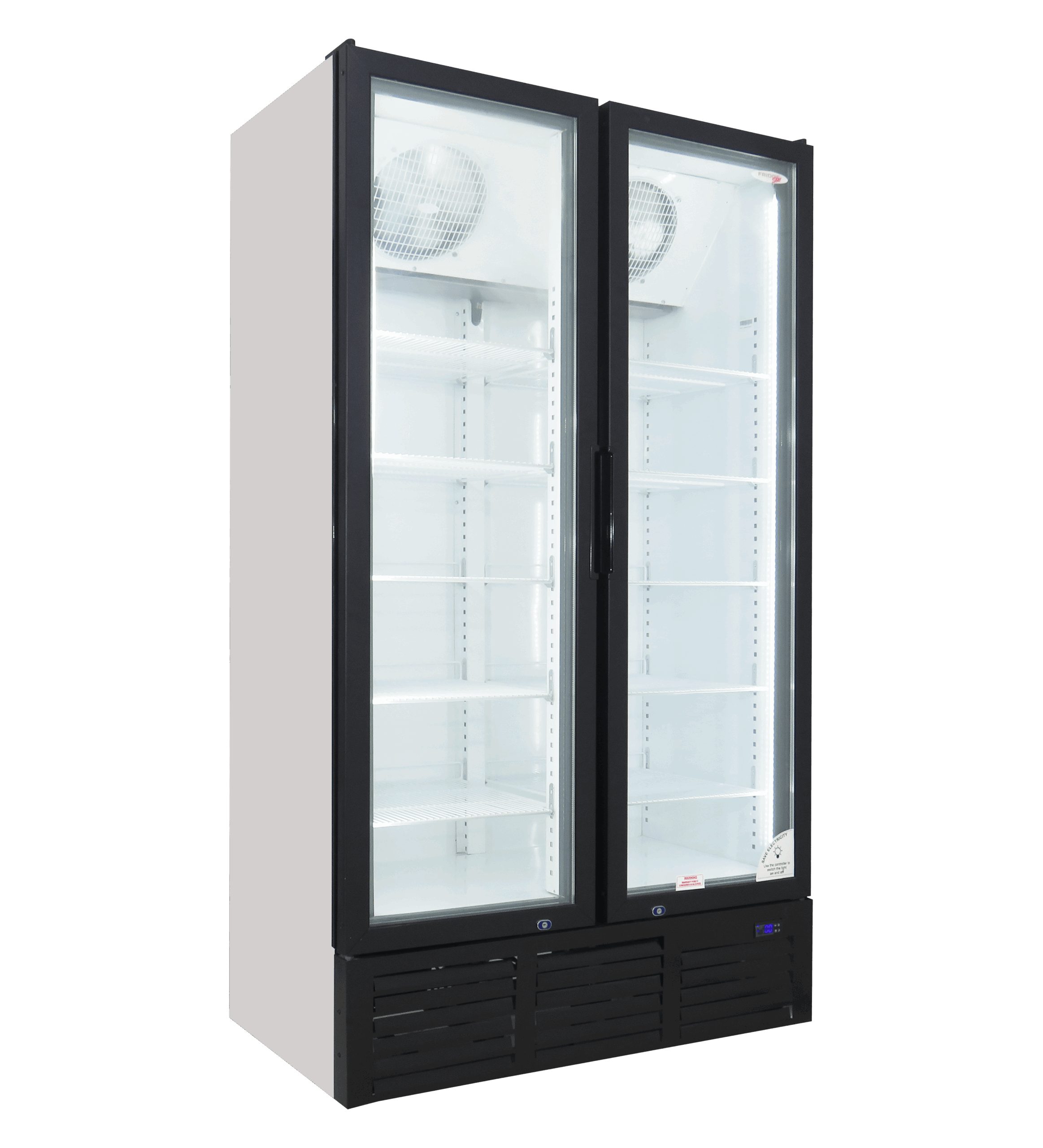Double Door Upright Freezer 831L - Caterwize Solutions